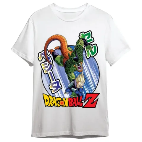 Camiseta Vegeta & Cell Dragon Ball Z adulto - Frikibase.com