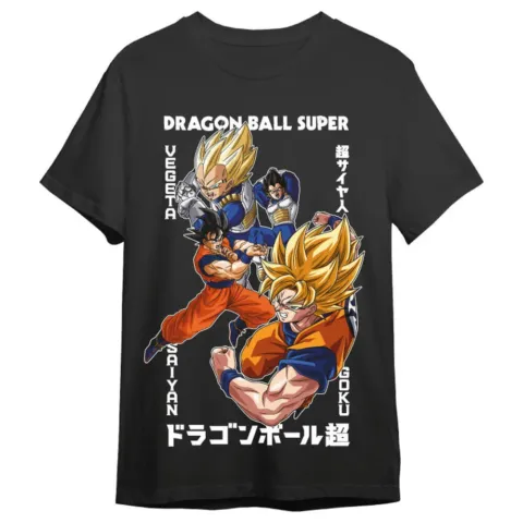 Camiseta Vegeta & Goku Dragon Ball Super adulto - Frikibase.com