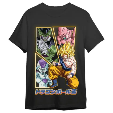 Camiseta Villains & Goku Dragon Ball Z adulto - Frikibase.com
