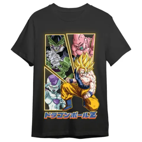 Camiseta Villains & Goku Dragon Ball Z adulto - Frikibase.com