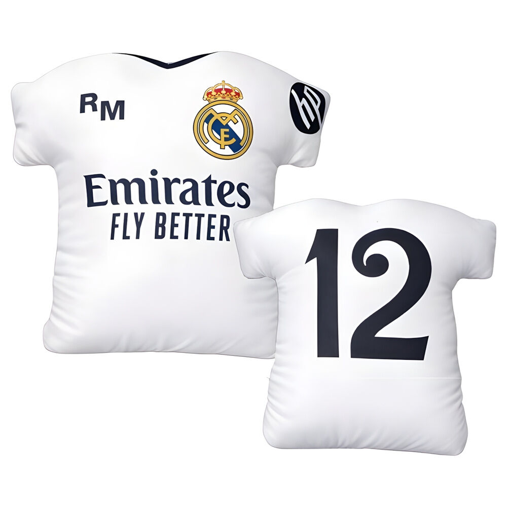 Cojin 3D Camiseta Real Madrid 40cm - Frikibase.com