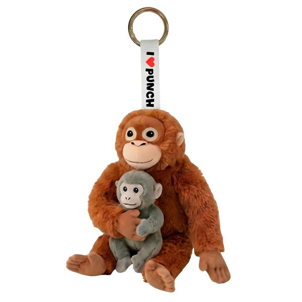 Llavero Peluche mono Punch 15cm - Frikibase.com