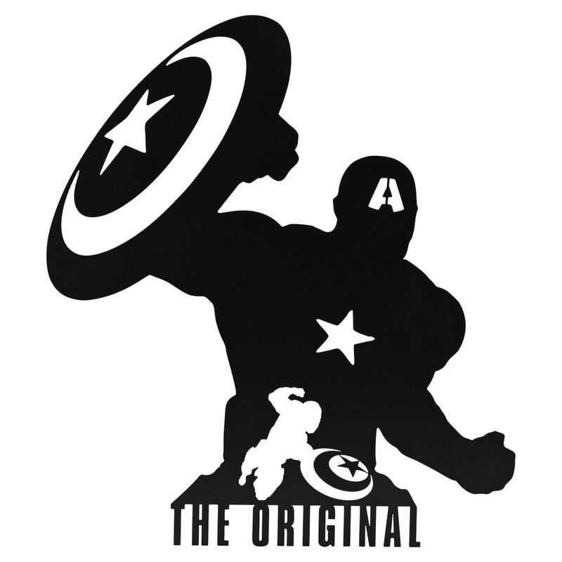 Placa pared Capitan America Vengadores Avengers Marvel - Frikibase.com