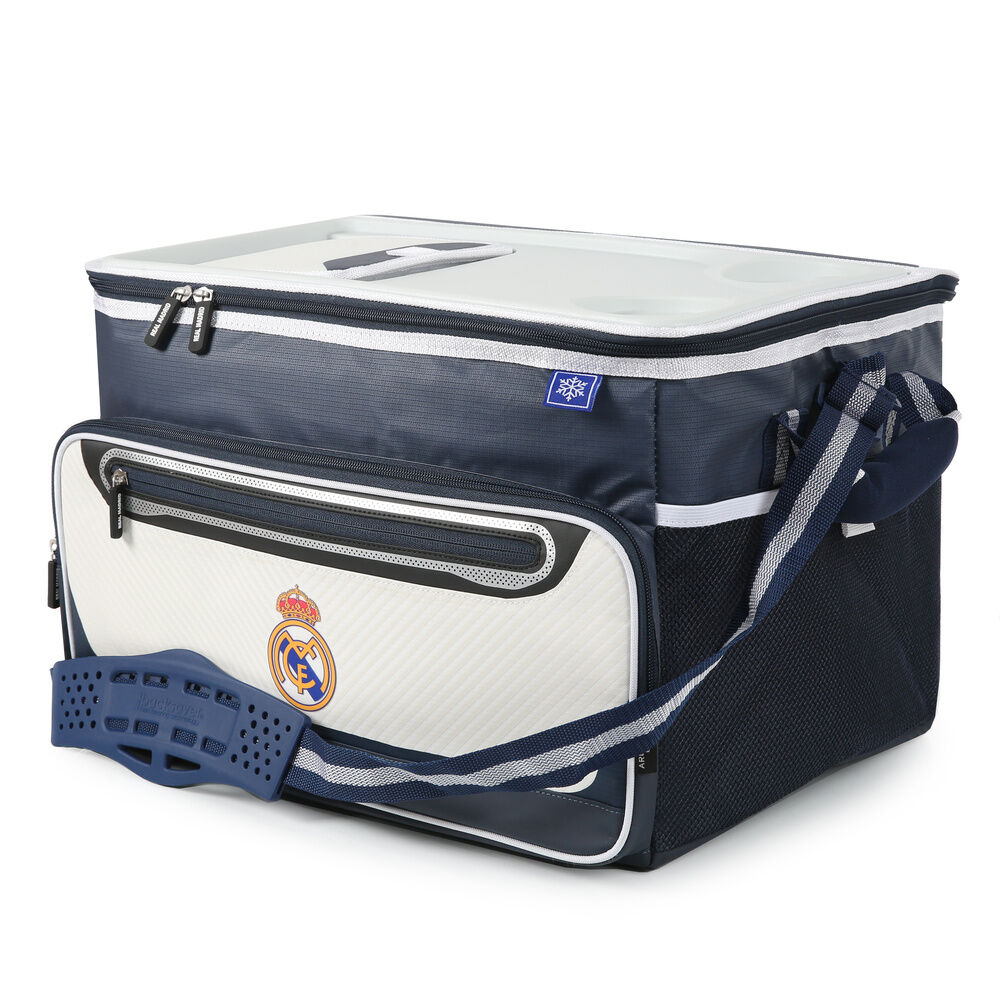 Bolsa porta alimentos plegable Real Madrid - Frikibase.com