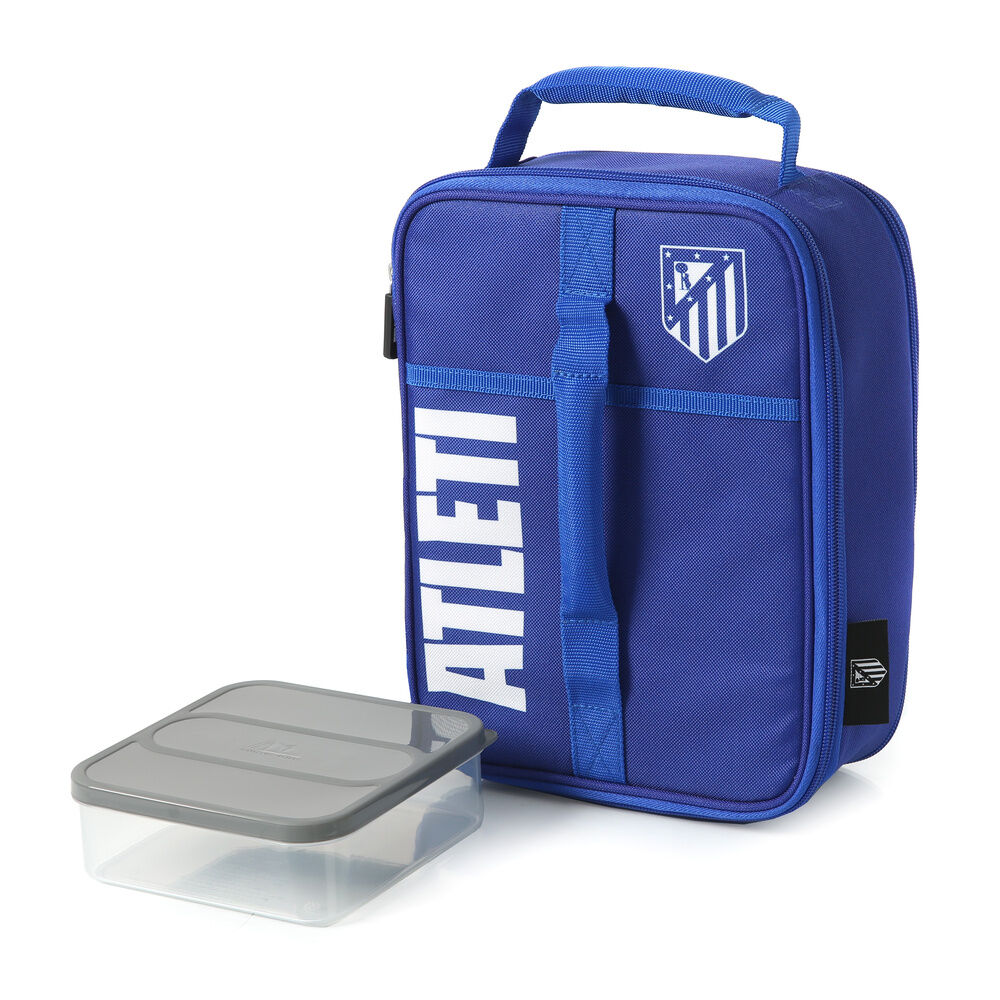 Bolsa porta alimentos termica + tupper Atletico de Madrid - Frikibase.com