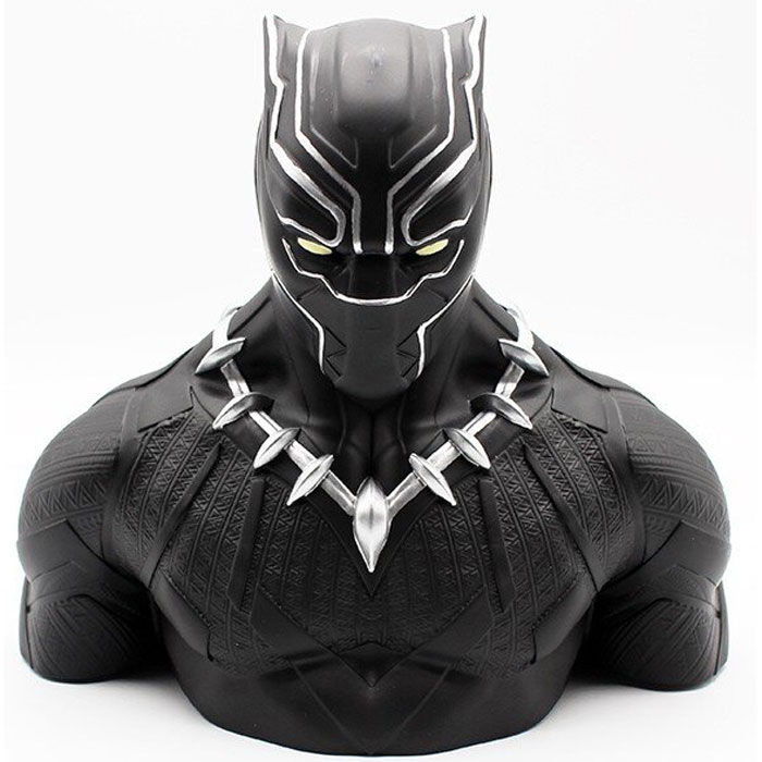 Busto hucha Black Panther Wakanda Deluxe Marvel Comics 20cm - Frikibase.com