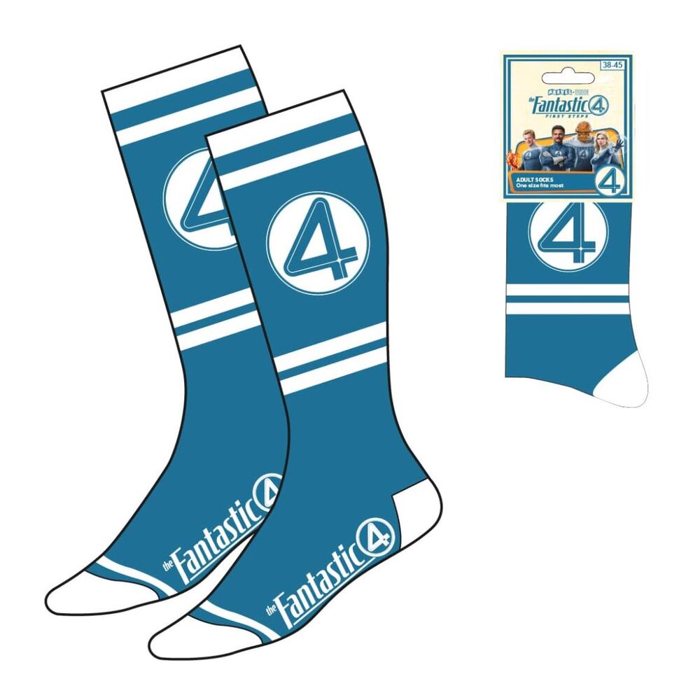 Calcetines Los 4 Fantasticos Marvel adulto - Frikibase.com
