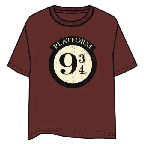 Camiseta Anden 9 3/4 Harry Potter adulto - Frikibase.com