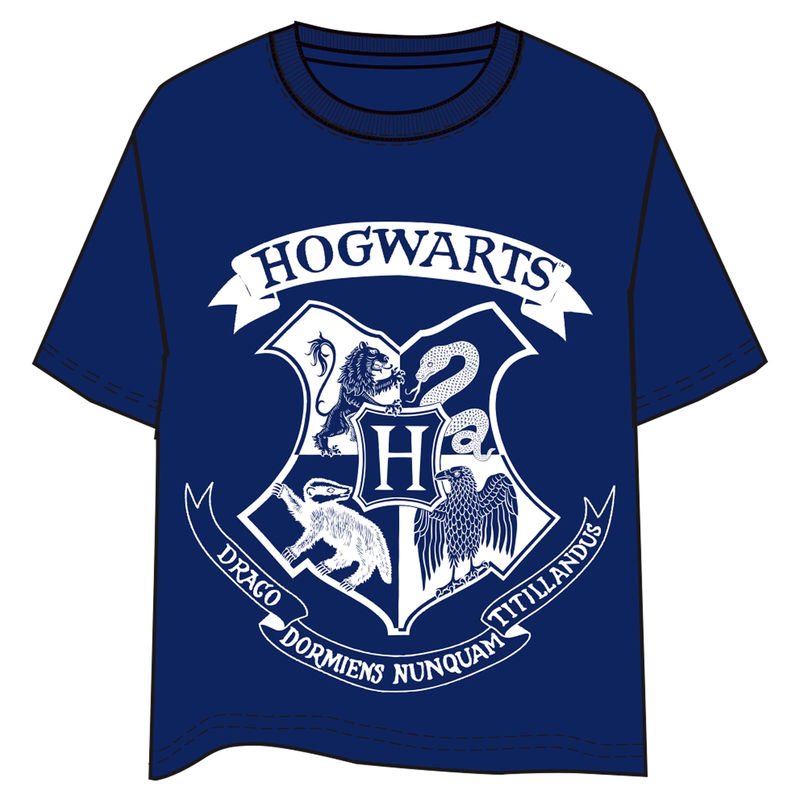 Camiseta Hogwarts Harry Potter adulto - Frikibase.com