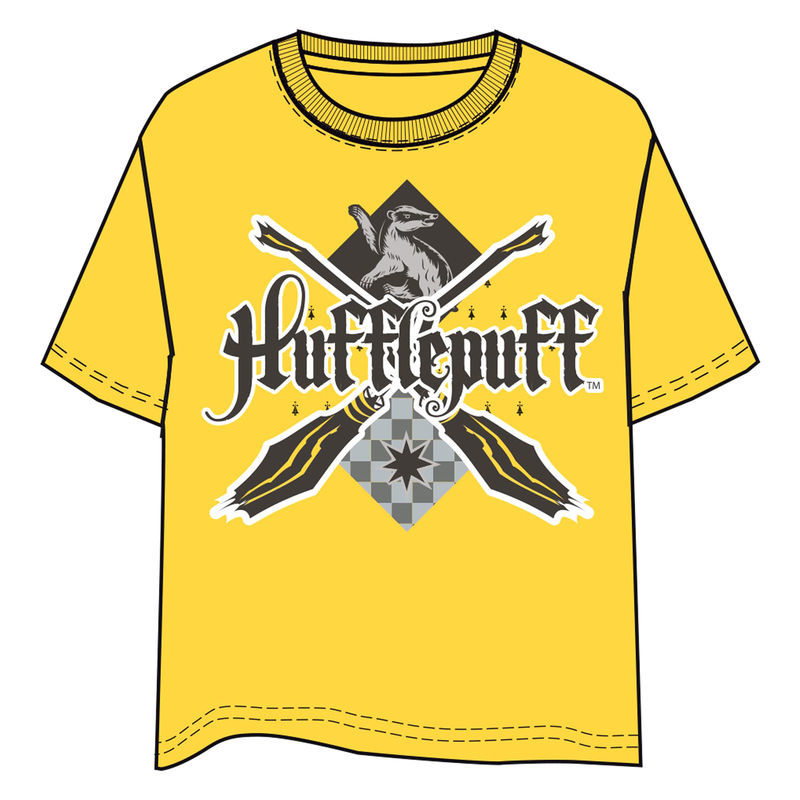 Camiseta Hufflepuff Harry Potter adulto - Frikibase.com