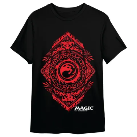 Camiseta Mana Red Symbol Magic the Gathering adulto - Frikibase.com