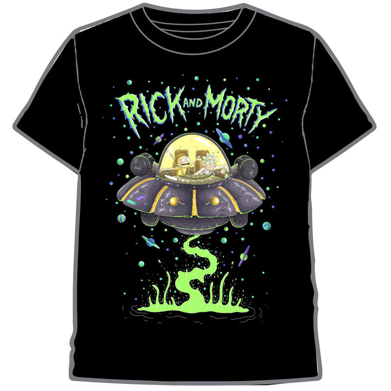 Camiseta Nave Rick and Morty adulto - Frikibase.com