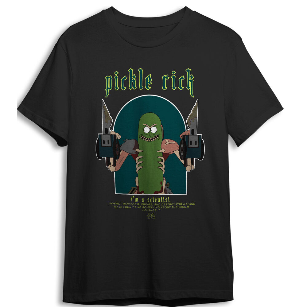 Camiseta Pickle Rick & Morty adulto - Frikibase.com