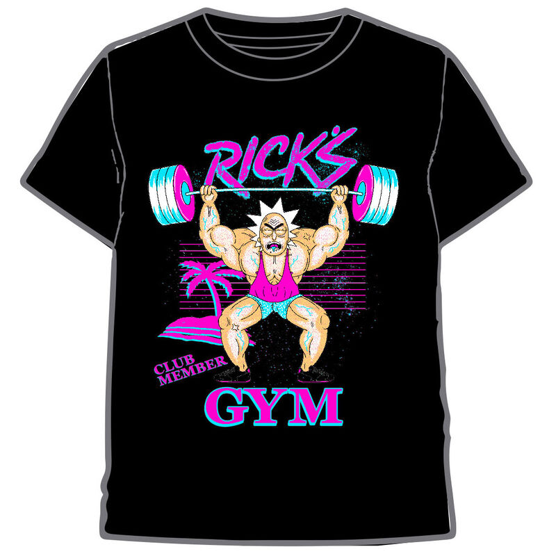 Camiseta Ricks Gym Rick and Morty adulto - Frikibase.com