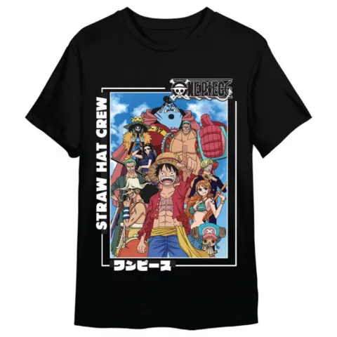 Camiseta Straw Hat Crew One Piece adulto - Frikibase.com