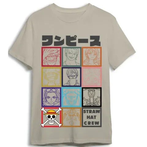 Camiseta Straw Hat Crew One Piece adulto - Frikibase.com