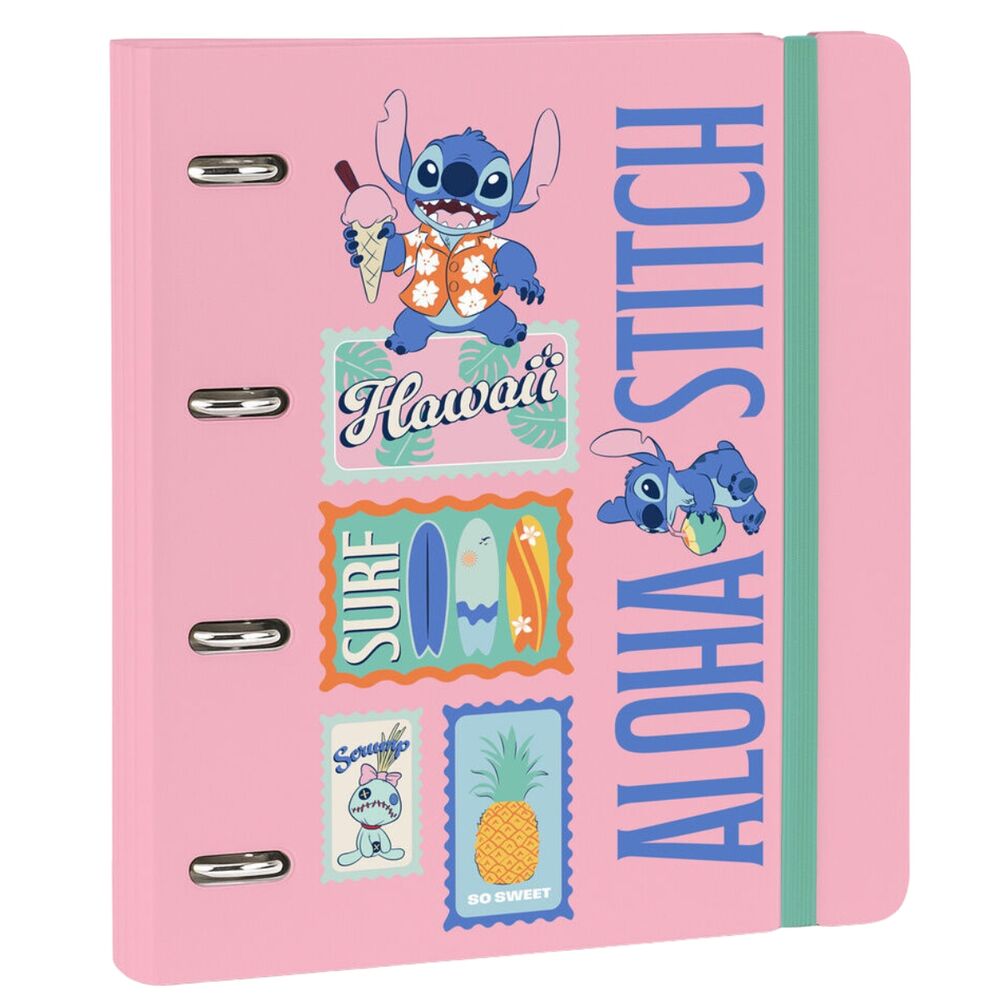 Carpeta 4 anillas Stitch Disney - Frikibase.com