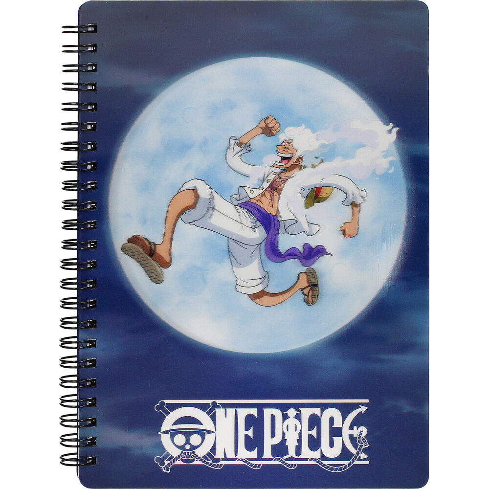 Cuaderno 3D Gear One Piece - Frikibase.com