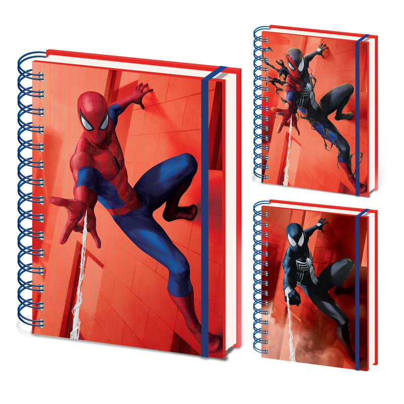 Cuaderno 3D lenticular A5 Spiderman Marvel - Frikibase.com