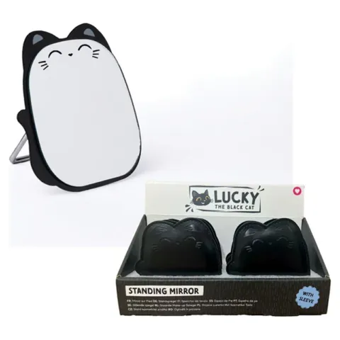 Espejo sobremesa Gato Negro Lucky the Black Cat - Frikibase.com