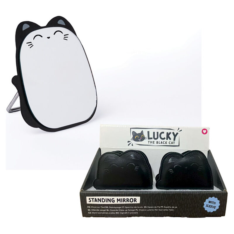 Espejo sobremesa Gato Negro Lucky the Black Cat - Frikibase.com
