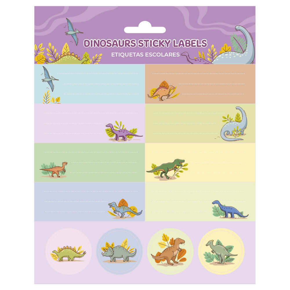 Etiquetas adhesivas Dinosaurios - Frikibase.com