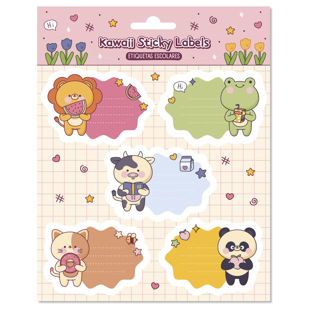 Etiquetas adhesivas premium Kawaii - Frikibase.com