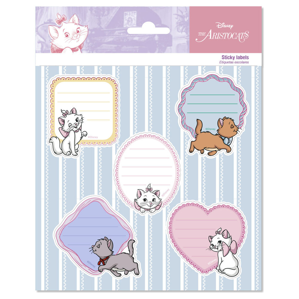 Etiquetas adhesivas premium Marie Los Aristogatos Disney - Frikibase.com