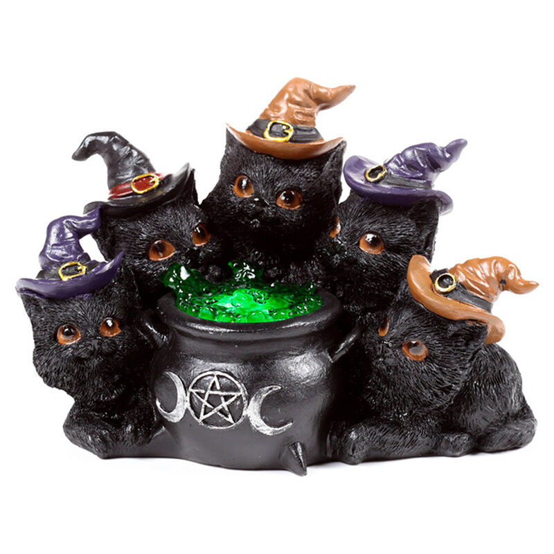 Figura luz LED Brujas Gato Negro - Frikibase.com