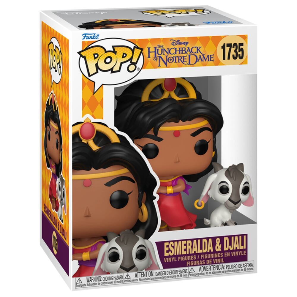 Figura POP Disney El Jorobado de Notre Dame Esmeralda & Djali - Frikibase.com