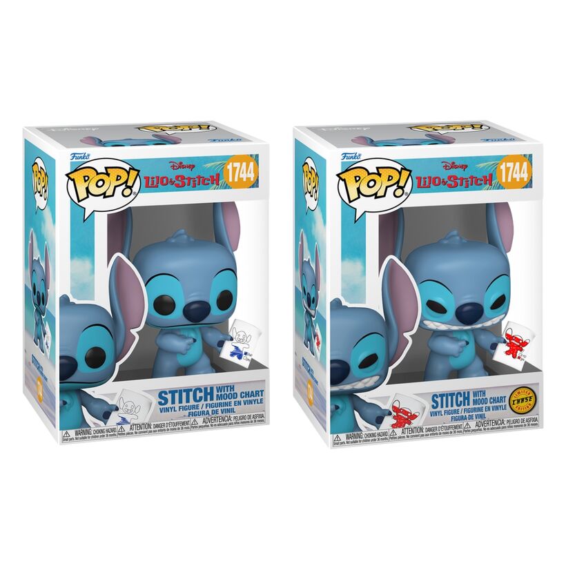 Figura POP Disney Lilo & Stitch - Stitch with Mood Chart 5 + 1 Chase - Frikibase.com
