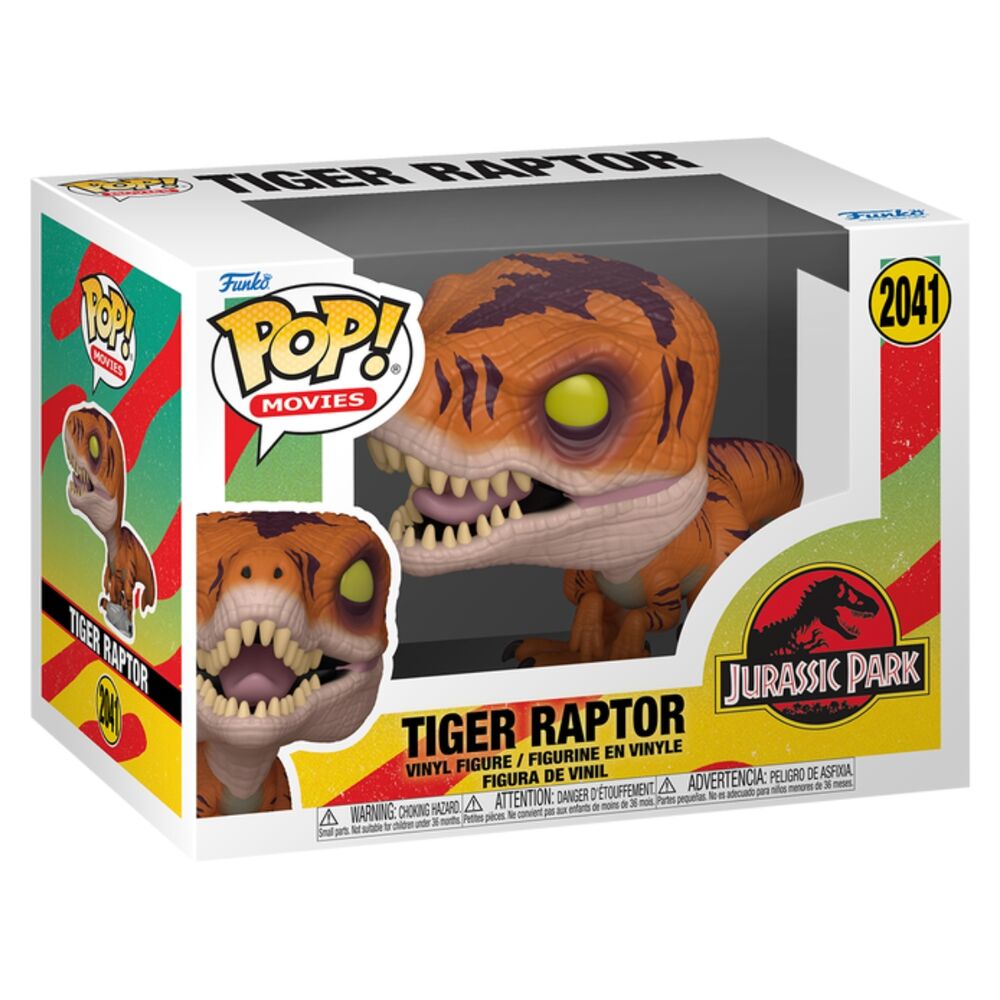 Figura POP Jurassic Park Tiger Raptor - Frikibase.com