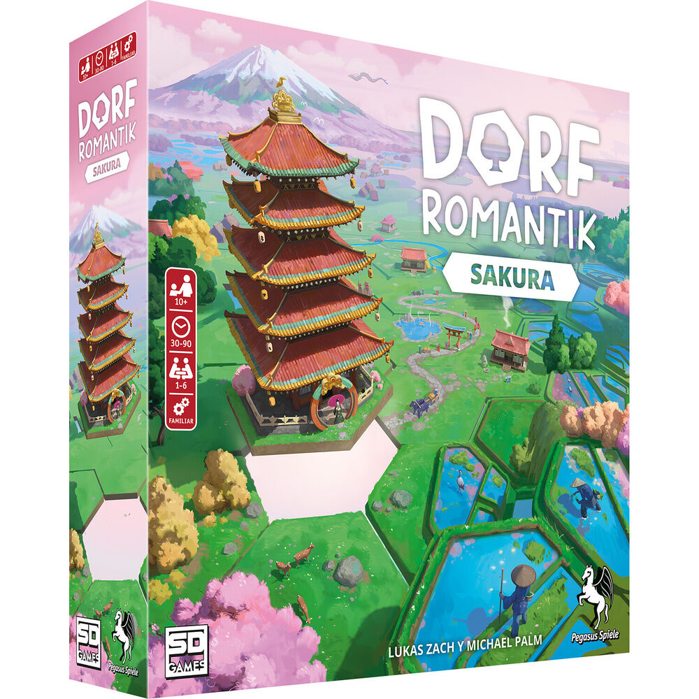 Juego mesa Dorfromantik Sakura español - Frikibase.com
