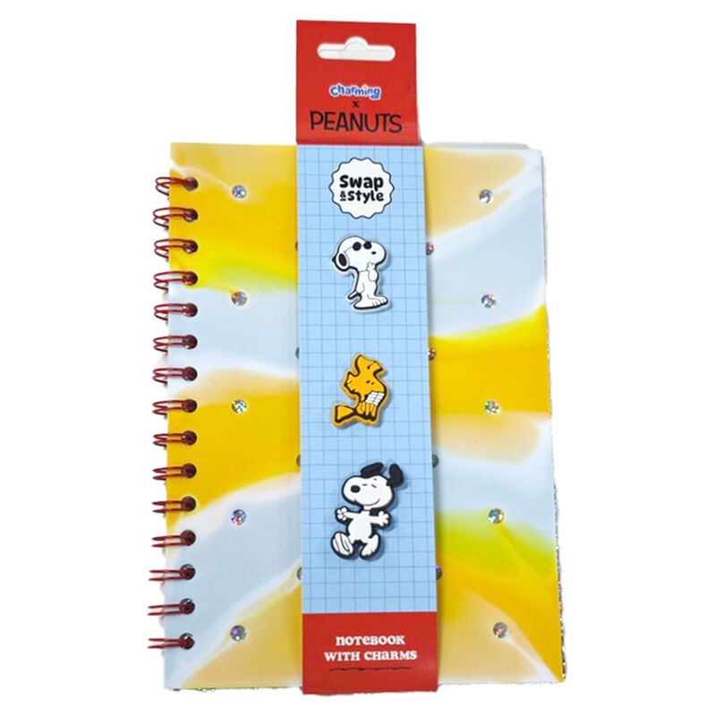 Libreta A5 Rayas Peanuts Snoopy & Woodstock - Frikibase.com