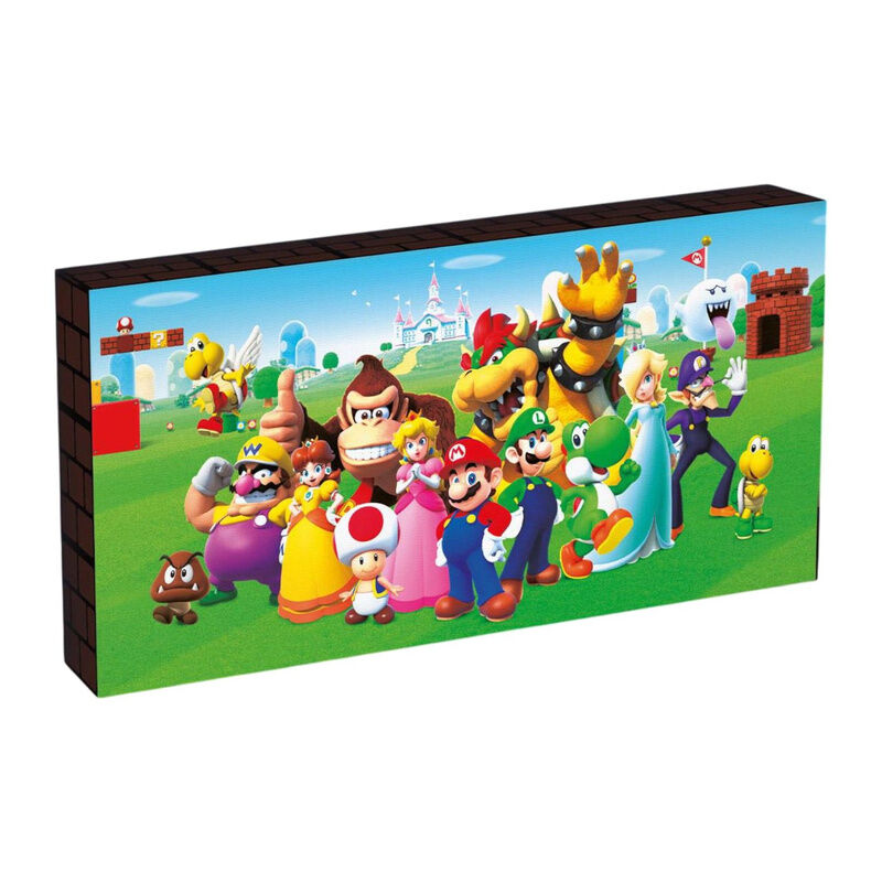 Lienzo con Luz Super Mario - Frikibase.com