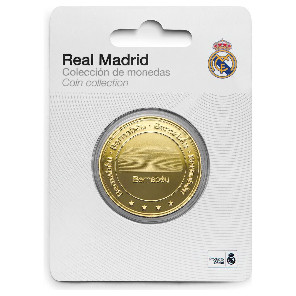 Moneda Bernabeu Dorada Real Madrid - Frikibase.com