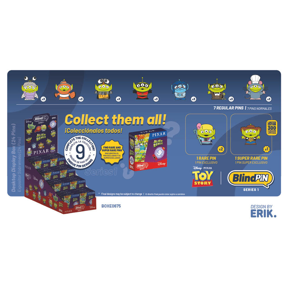 Pin misterioso coleccionable Alien Toy Story Disney Pixar BlindPIN - Frikibase.com