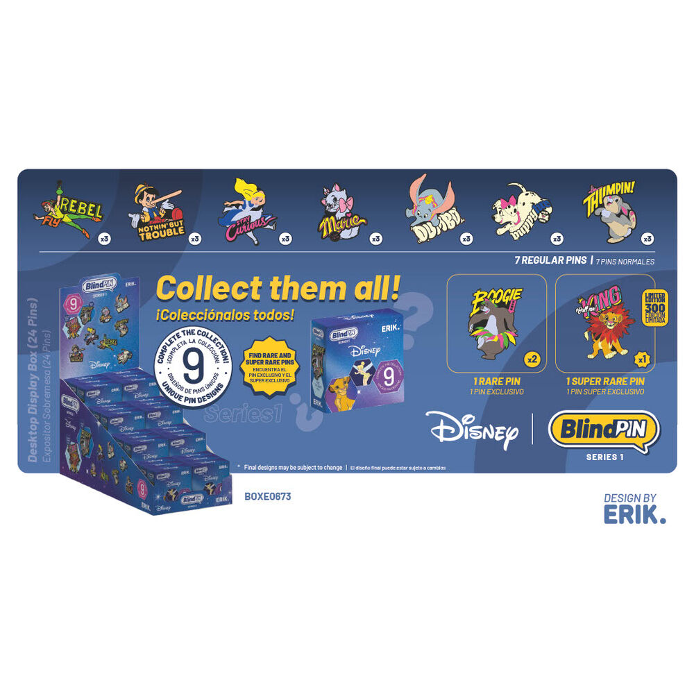 Pin misterioso coleccionable Disney Pixar BlindPIN - Frikibase.com