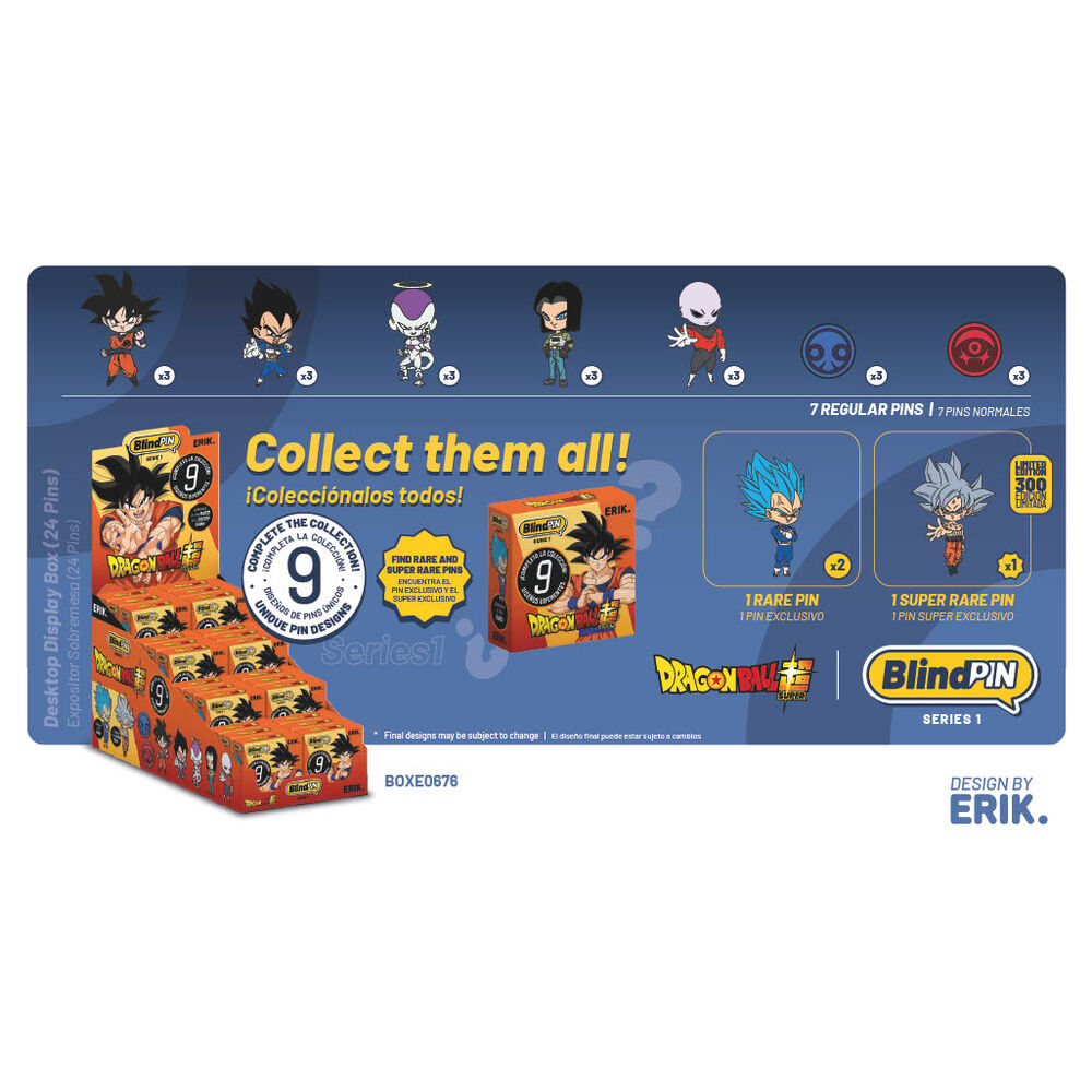 Pin misterioso coleccionable Dragon Ball BlindPIN - Frikibase.com
