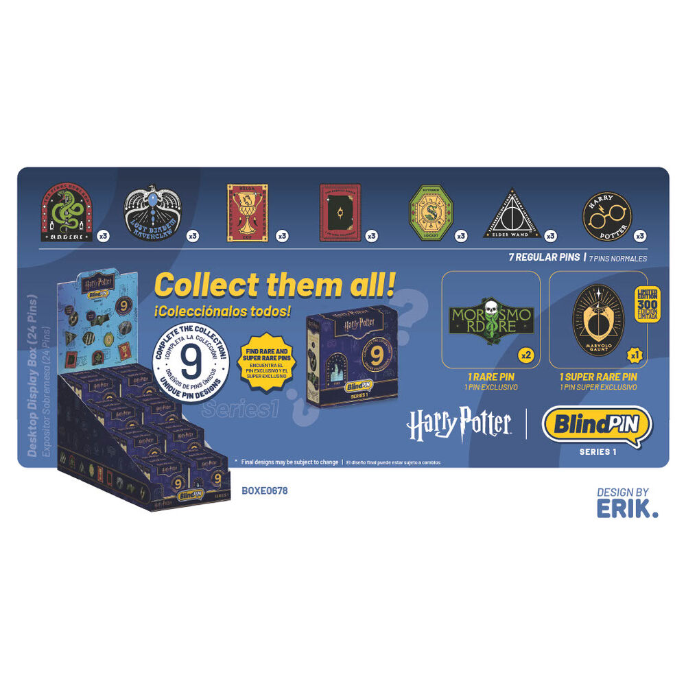 Pin misterioso coleccionable Harry Potter BlindPIN - Frikibase.com