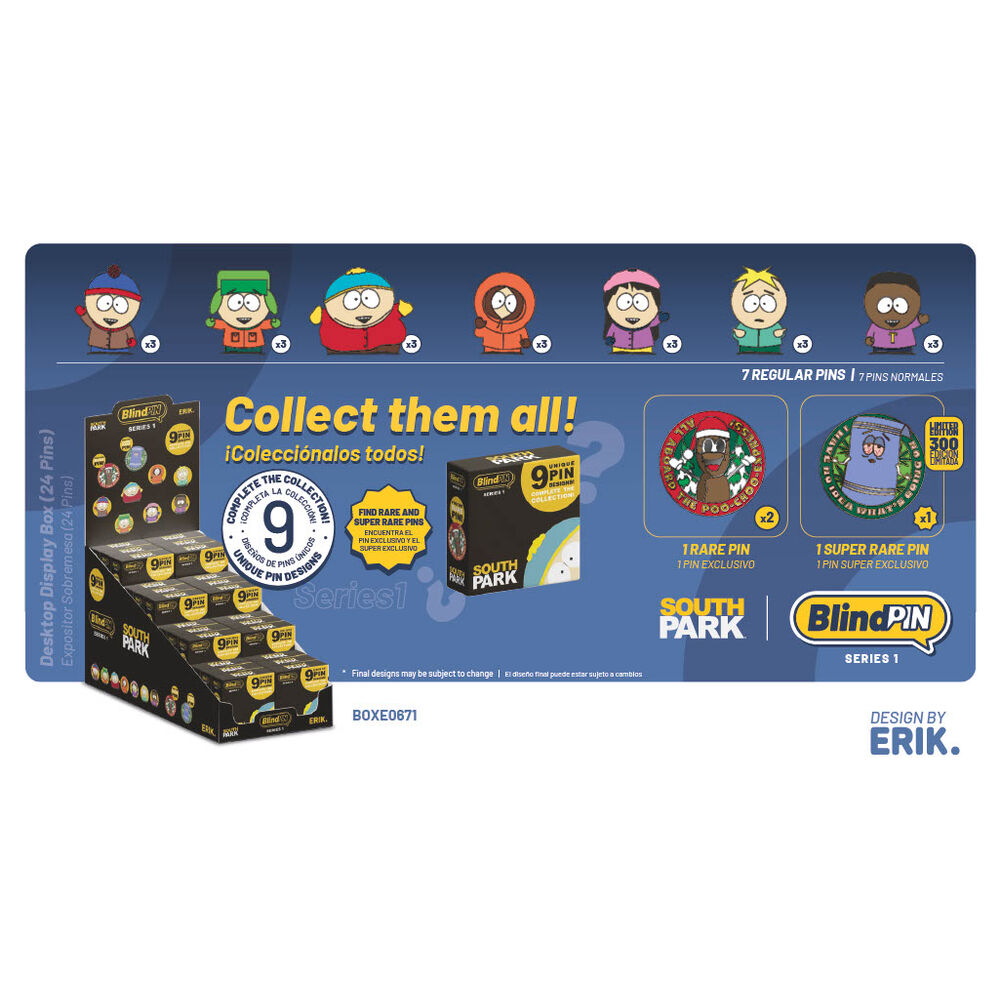Pin misterioso coleccionable South Park BlindPIN - Frikibase.com