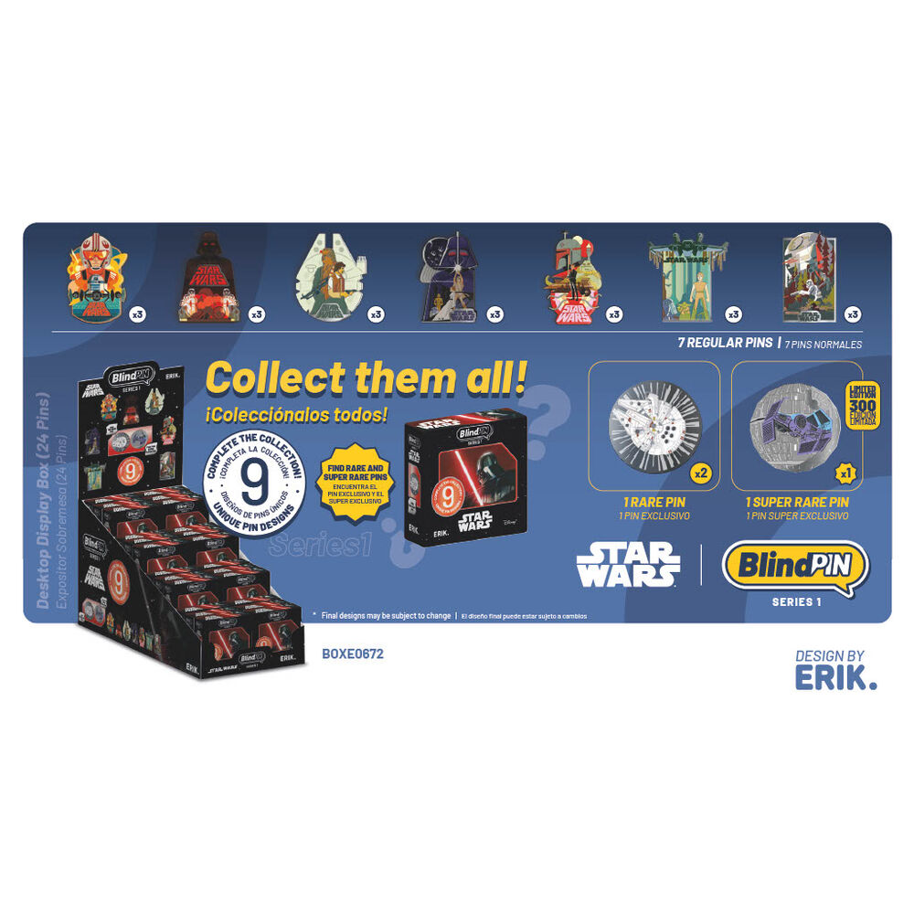 Pin misterioso coleccionable Star Wars BlindPIN - Frikibase.com