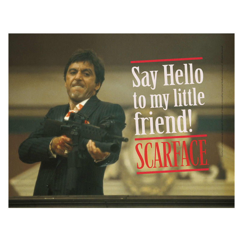 Poster cristal Say Hello Scarface - Frikibase.com