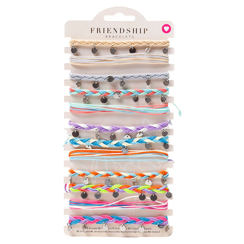 Pulsera Boho tejida y trenzada charms surtido - Frikibase.com