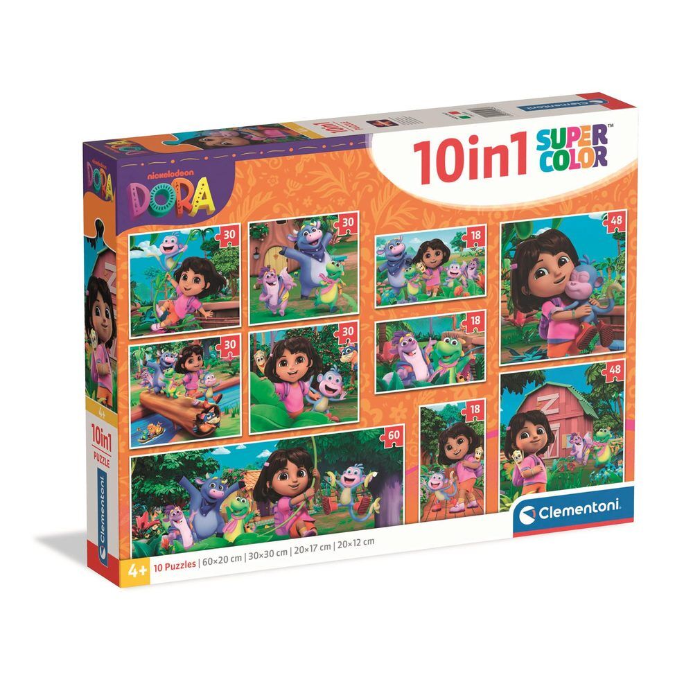 Puzzle 10 en 1 Dora La Exploradora - Frikibase.com