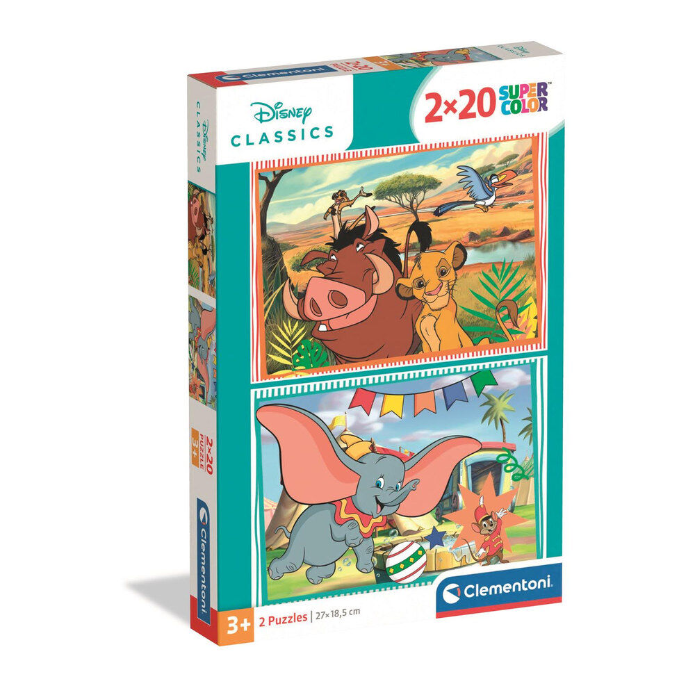 Puzzle Disney Classic 2x20pzs - Frikibase.com