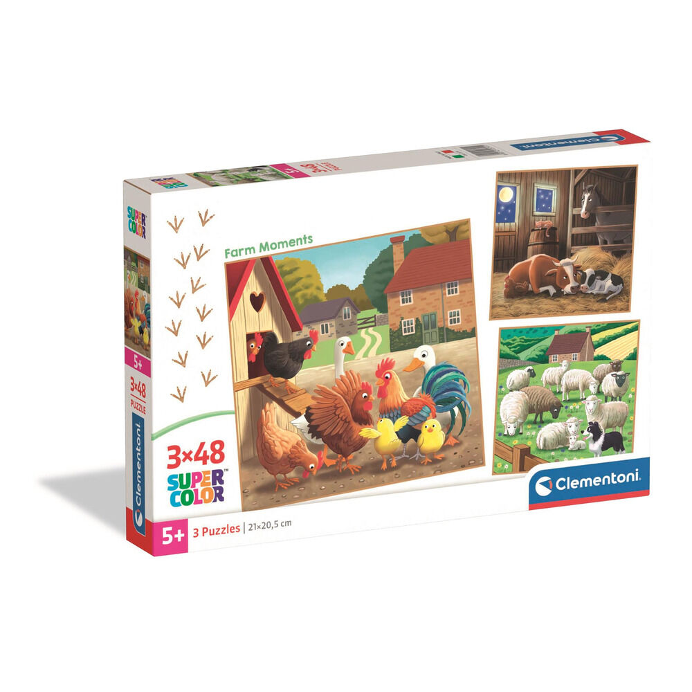 Puzzle Farm Moments 3x48pzs - Frikibase.com