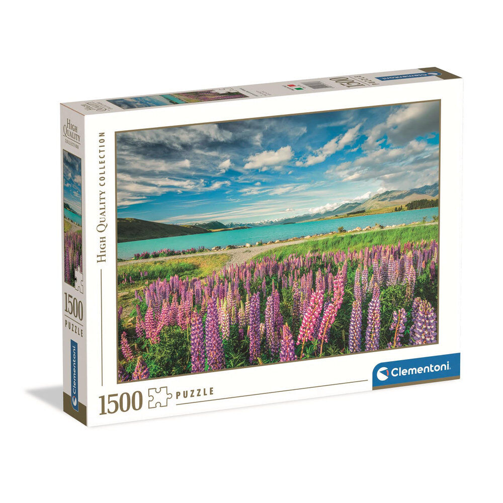 Puzzle Lupins At Lake Tekapo 1500pzs - Frikibase.com