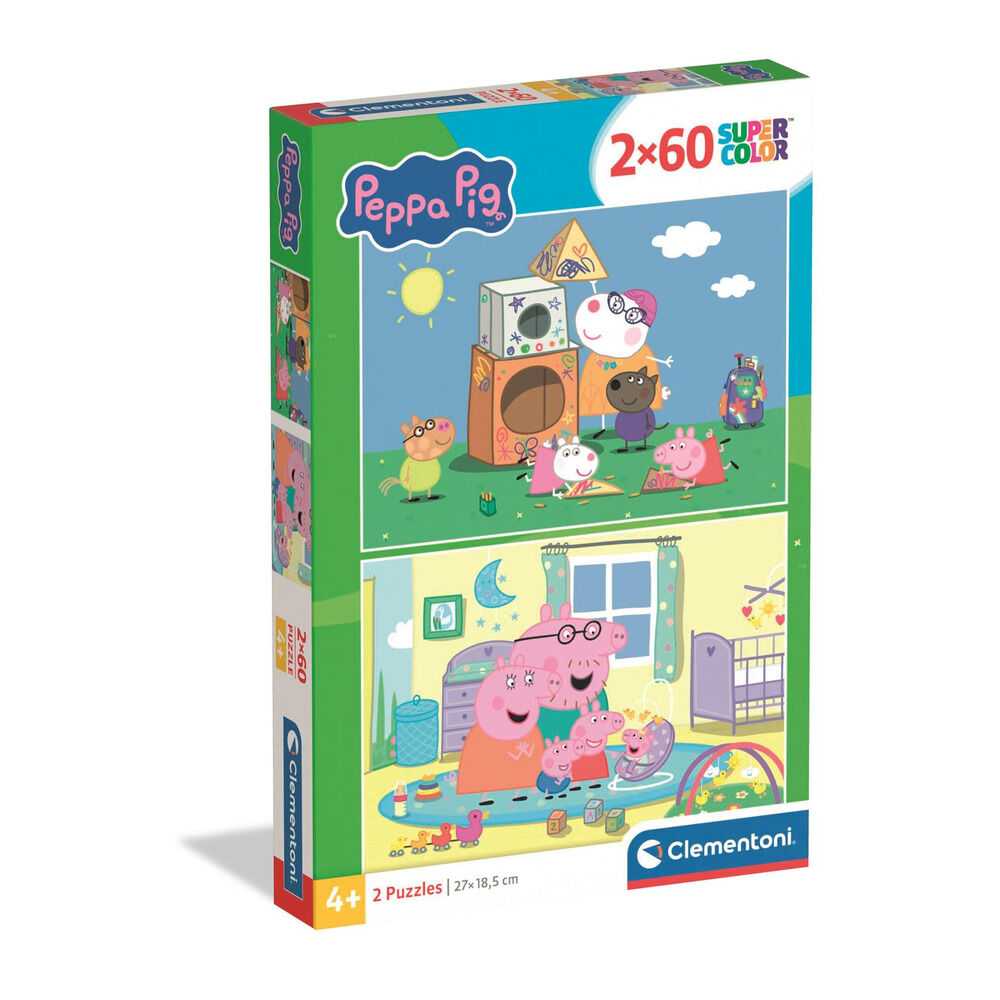 Puzzle Peppa Pig 2x60pzs - Frikibase.com