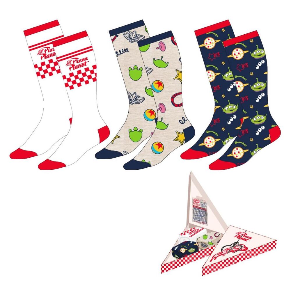 Set 3 pares calcetines Toy Story Disney adulto surtido - Frikibase.com